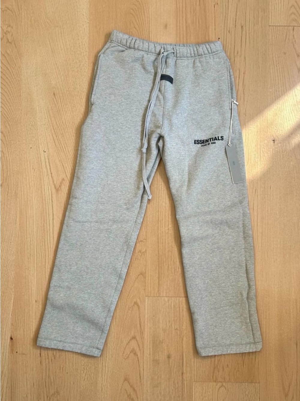 ESSENTIALS Kids Grey Sweatpants - Comfortable Everyday Bottoms